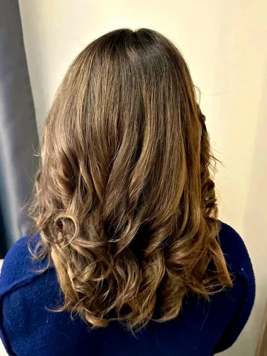 Glossing & Potion 9 Service — Nachher Frisur bei Gitta's Haarmonie